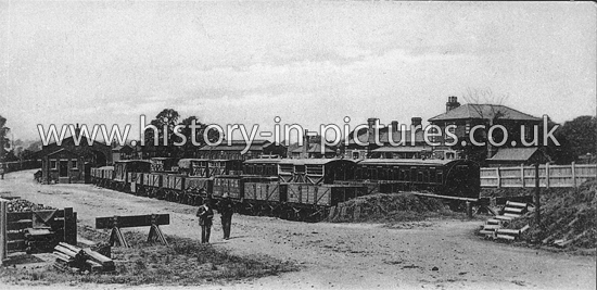 The Railway Station, Ongar, Essex. c.1904